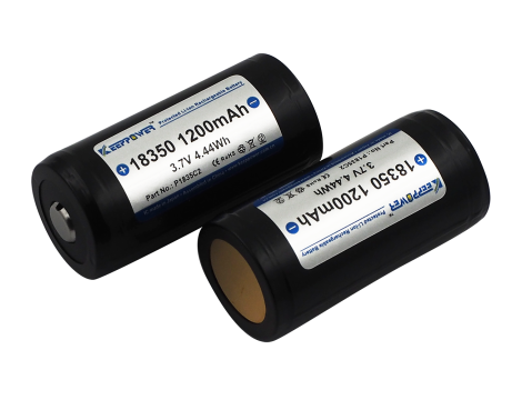 KP ICR18350-120PCM 1200mAh Li-ION - 3