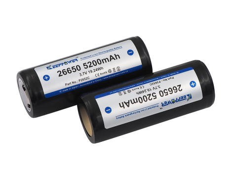 KP ICR26650-520PCM 5200mAh Li-ION - 3