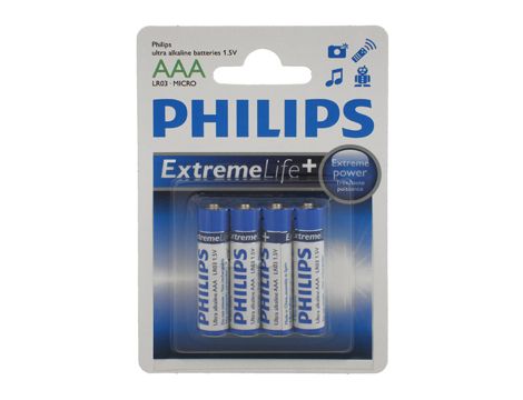 Bateria alk. LR03 PHILIPS ULTRA B4 - 3