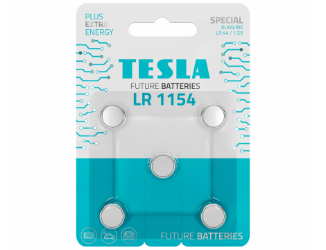 Alkaline battery  LR1154 (LR44) TESLA B5 1,5V