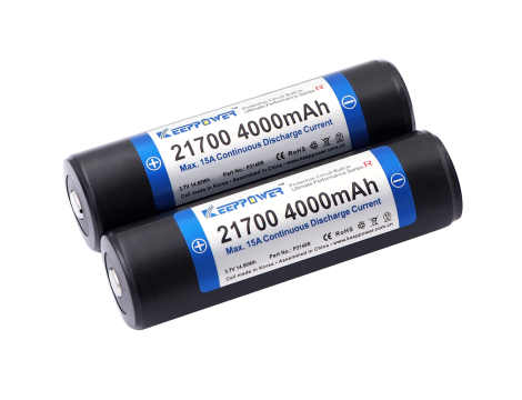 KEEPPOWER ICR21700-400PCM-R 4000mAh Li-ION 15A - 2