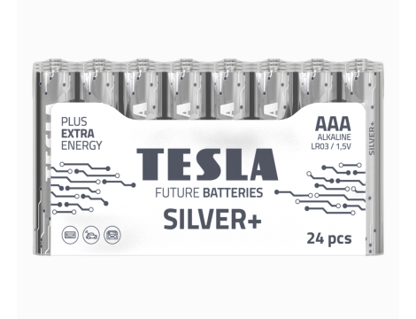 Bateria alk. LR03 TESLA SILVER+ F24 1,5V