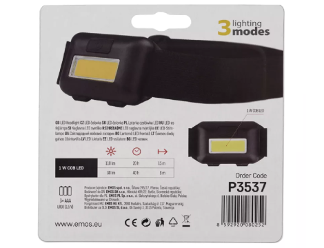 LED headlamp P3537 EMOS - 5