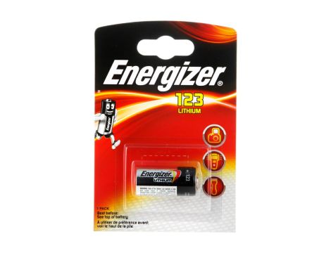 Lithium battery CR123A 1500mAh ENERGIZER