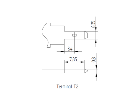 Akumulator żelowy 12V/7,2Ah MW T2 - 2