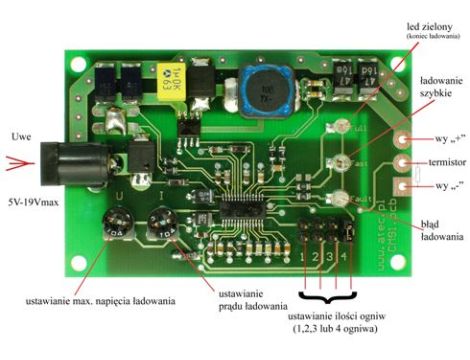 Moduł ładowarki BTO Li-Ion 100mA - 3A