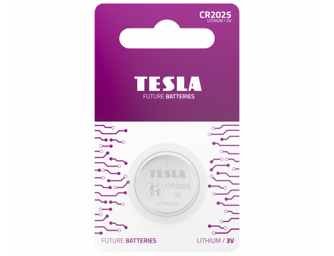 Lithium battery TESLA CR2025 B1 3,0V