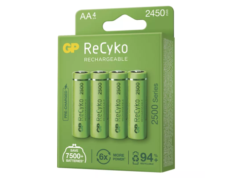 GP Recyko New R6/AA 2500 Series EB4 1,2V - 2