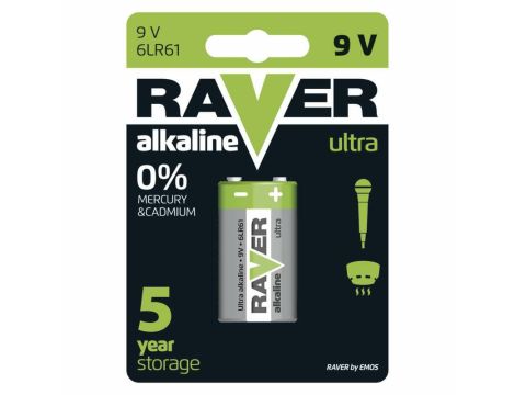 Bateria alk. 6LF22 RAVER B7951 B1