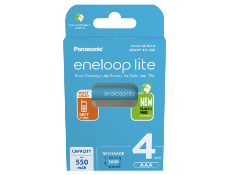 Panasonic Eneloop R03/AAA 550mAh B4 LITE