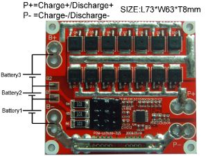 PCM-L03S30-325 dla 11,1V / 25A - 2