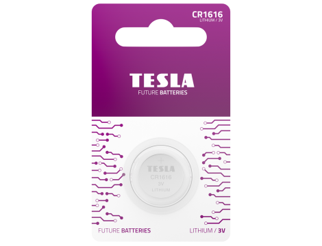 Lithium battery TESLA CR1616 B1 3,0V