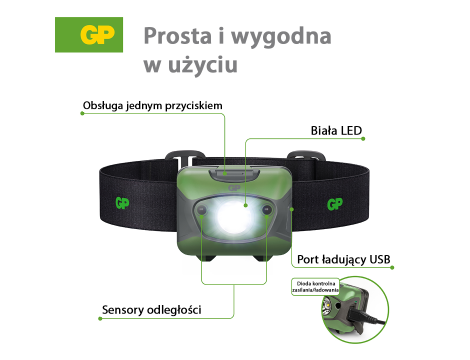 Latarka GP CHR41 DISCOVERY 300lm 3xAAA - 9