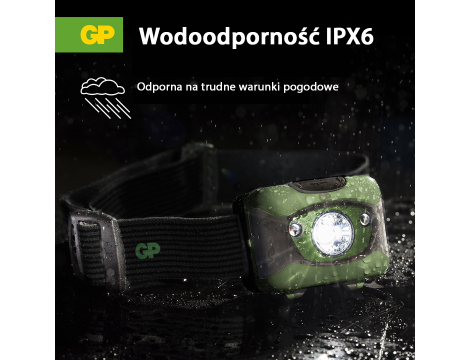 Headlamp GP CHR41 DISCOVERY 300lm - 15