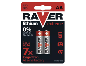 Lithium battery RAVER FR06 B2 1,5V B7821