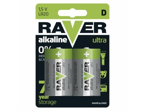 Bateria alk. LR20 RAVER B7941 B2