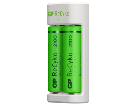 Ładowarka GP E211 + 2 x R6 2100 Recyko - 2