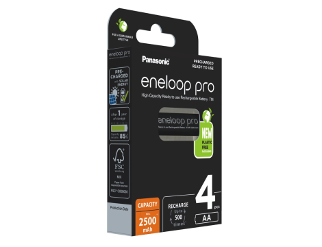 Panasonic Eneloop PRO R6/AA 2500mAh B4 - 3