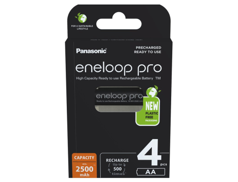 Panasonic Eneloop PRO R6/AA 2500mAh B4