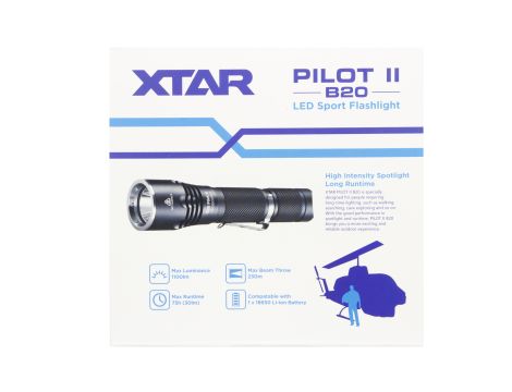 Latarka XTAR B20 PILOT II FullSet - 33