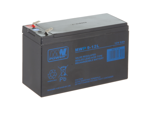 AGM battery 12V/9Ah MWP T2 - 3