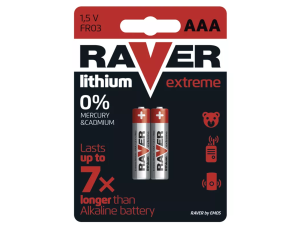 Bateria litowa RAVER FR03 B2 1,5V B7811