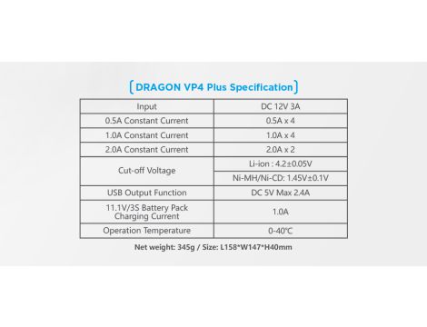 Ładowarka XTAR VP4 Plus DRAGON - 20