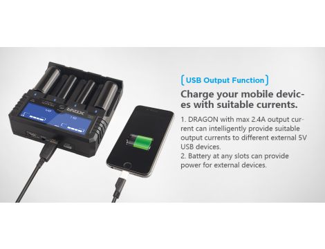 Charger XTAR VP4 Plus DRAGON do 18650/26650 - 27