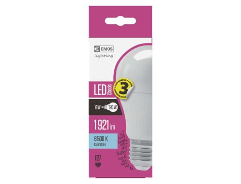 Żarówka EMOS CLS LED E27 18W CW ZQ5172 - 4