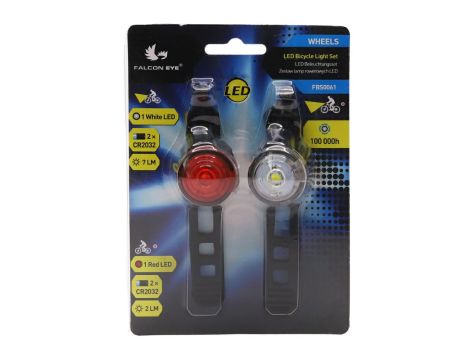 Bicycle Light Set LED WHEELS FBS0061 Mactronic - 2