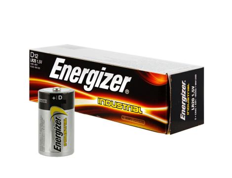 Alkaline battery LR20 ENERGIZER Industrial 12 pieces