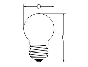 Żarówka SPECTRUM kulka LED E27 4W CW - image 2