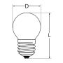 Żarówka SPECTRUM kulka LED E27 4W CW - 2