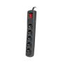 Surge protector PP Armac R5 5m black 10A