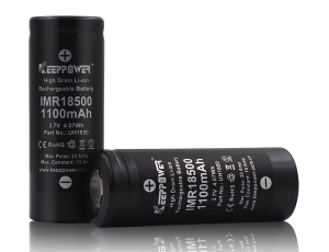 KEEPPOWER IMR18500 1100mAh 3,7V