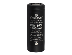 KEEPPOWER IMR18500 1100mAh 3,7V KEEPPOWER IMR18500 1100mAh 3,7V
