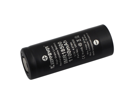 KEEPPOWER IMR18500 1100mAh 3,7V - 2