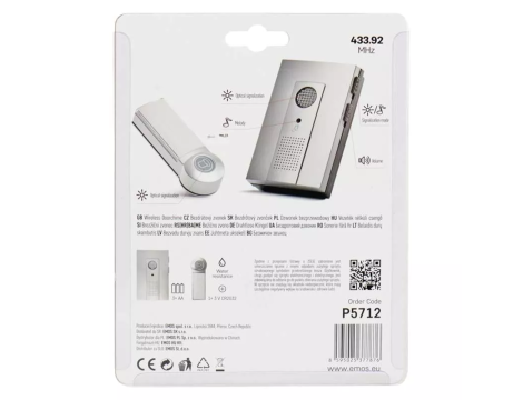 Wireless Doorchime 6898-10 P5712 EMOS - 5