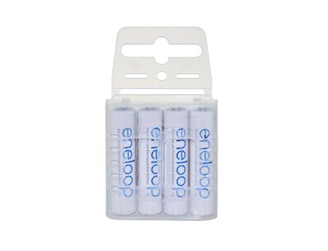 Rechargeable Panasonic Eneloop 4xR03 AAA 800mAh+box