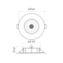 OCZKO LED 5W NW Białe ZD3122 EMOS - 6