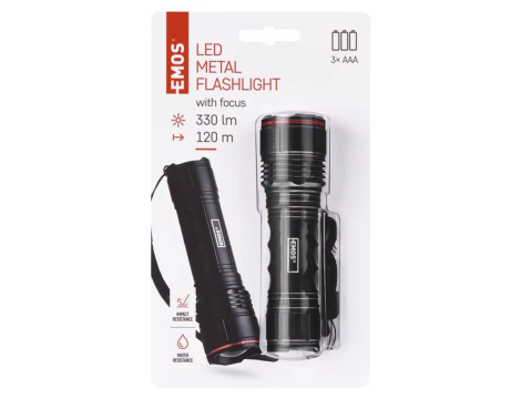 Flashlight EMOS LED metal with Focus P3114 - 3