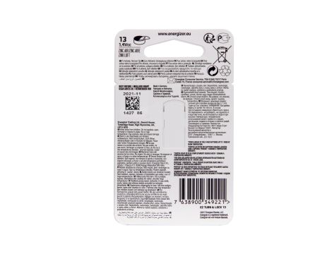 Hearing Aid Battery 13 ENERGIZER - 2