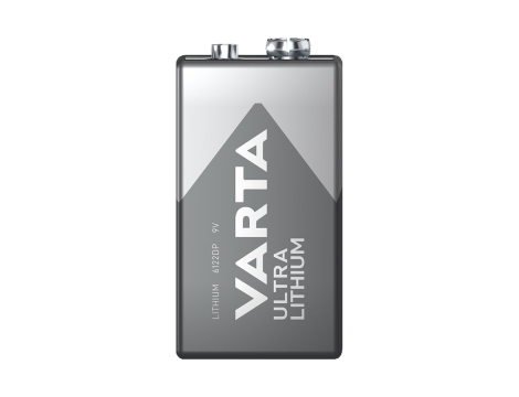 Lithium battery 9V LiFeS2 PROFESIONAL VARTA - 2