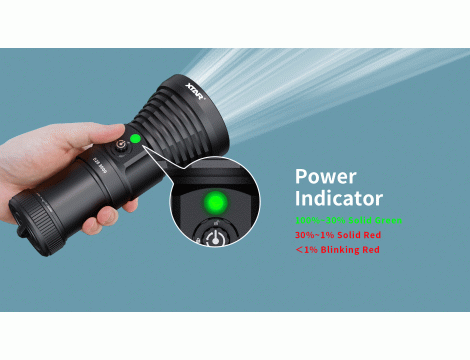 Diving flashlight  XTAR D28 3600lm Full SET - 11