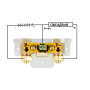 Wskaźnik LCD napięcia akumulatora TR16H - 5