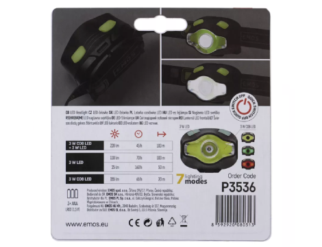 LED headlamp P3536 EMOS - 9