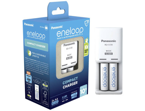 Charger PANASONIC ENELOOP BQ-CC50 +2xR6 COMPACT - 4