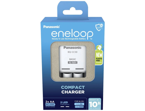 Charger PANASONIC ENELOOP BQ-CC50 +2xR6 COMPACT