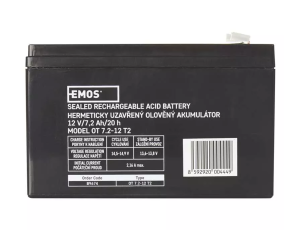 AGM battery 12V/7,2Ah EMOS B9674 - 2