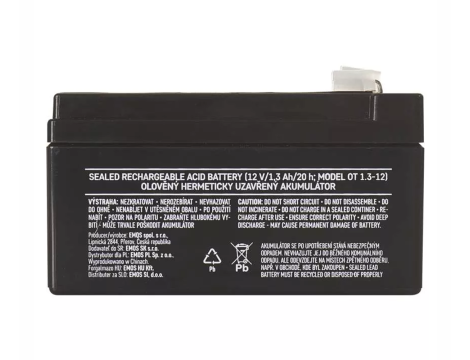 AGM battery 12V/1,3Ah B9652 EMOS - 3